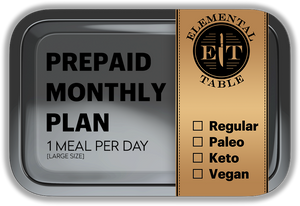 Monthly - Large Size - 1 Meal Per Day